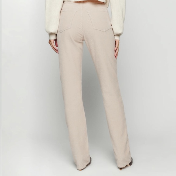 Reformation Cynthia High Rise Straight Long Corduroy Pants - Picture 2 of 5